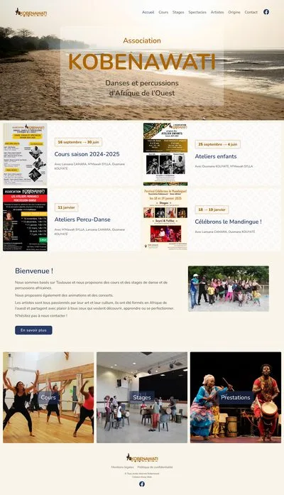 Asso Kobenawati Danses et percussions d&rsquo;Afrique de l&rsquo;Ouest