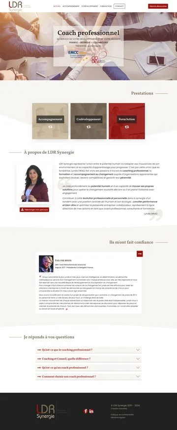 Coach professionnel partout en France LDR Synergie