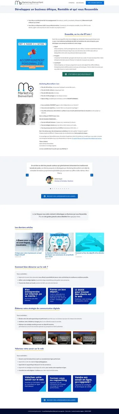 Marketing Bienveillant Valorisez votre savoir sur le web